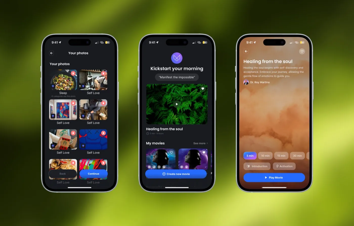 Quantum Life, een meditatie- en welzijns-app gebouwd door TopDevs en Aery