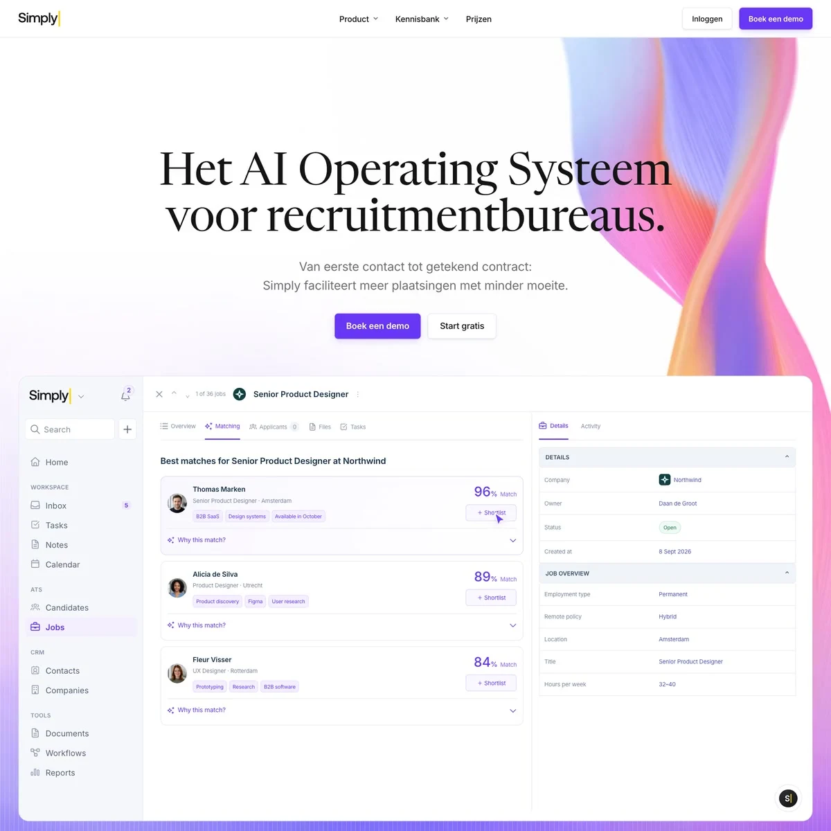 Simply - AI-Native CRM & ATS
